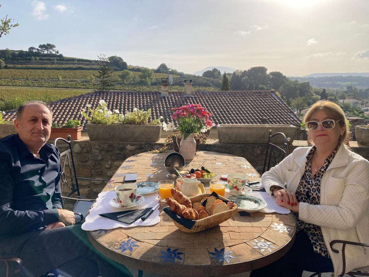 Bed and Breakfast Gite Belle Vue Visan Exterior foto