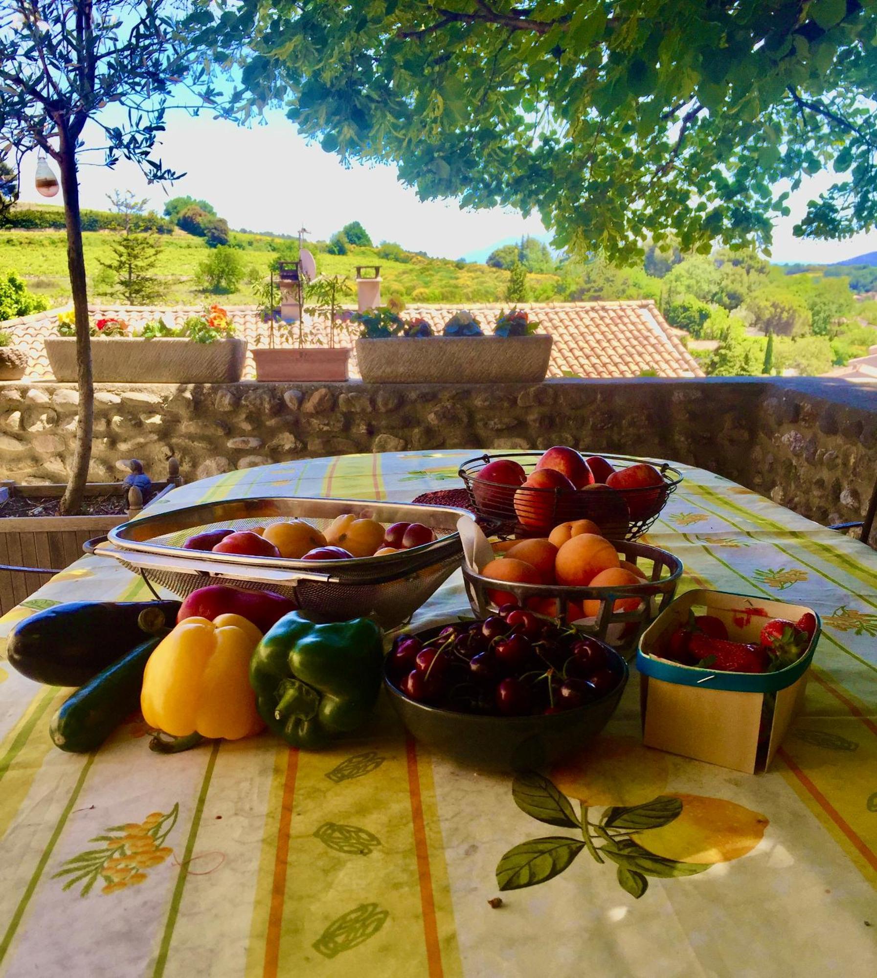 Bed and Breakfast Gite Belle Vue Visan Exterior foto